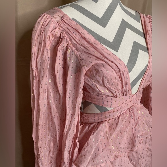 For Love and Lemons XS Chantal Long Sleeve Maxi Dress - Picture 5 of 15